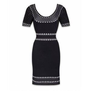 Anne Fontaine Black Off the Shoulder Midi Dress Size 38 - 41581